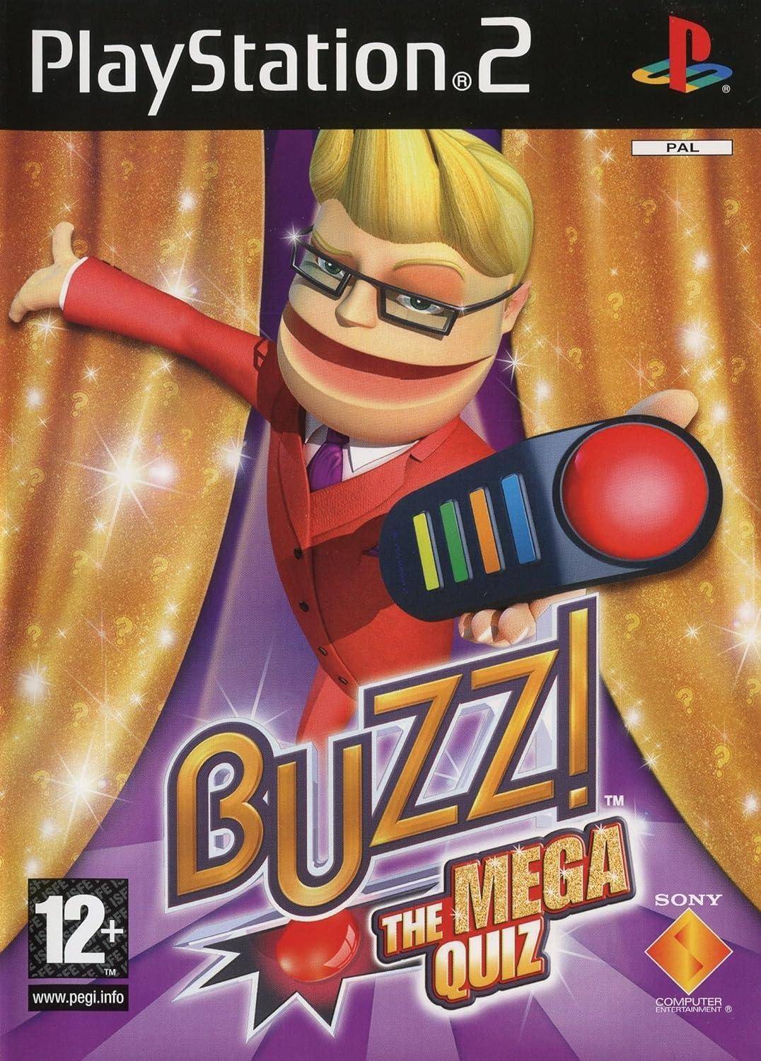 PS2 - Buzz! Das Mega Quiz - Ohne Zubehör (Gebraucht)