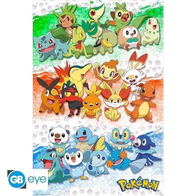 Pokemon - Poster Starter - 91,5 x 61 cm