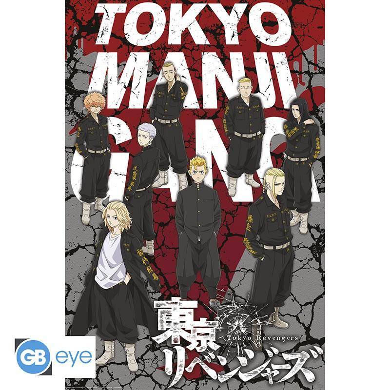 Tokyo Revengers - Poster Takemichi & Tokyo Manji Gang - 91,5 x 61 cm
