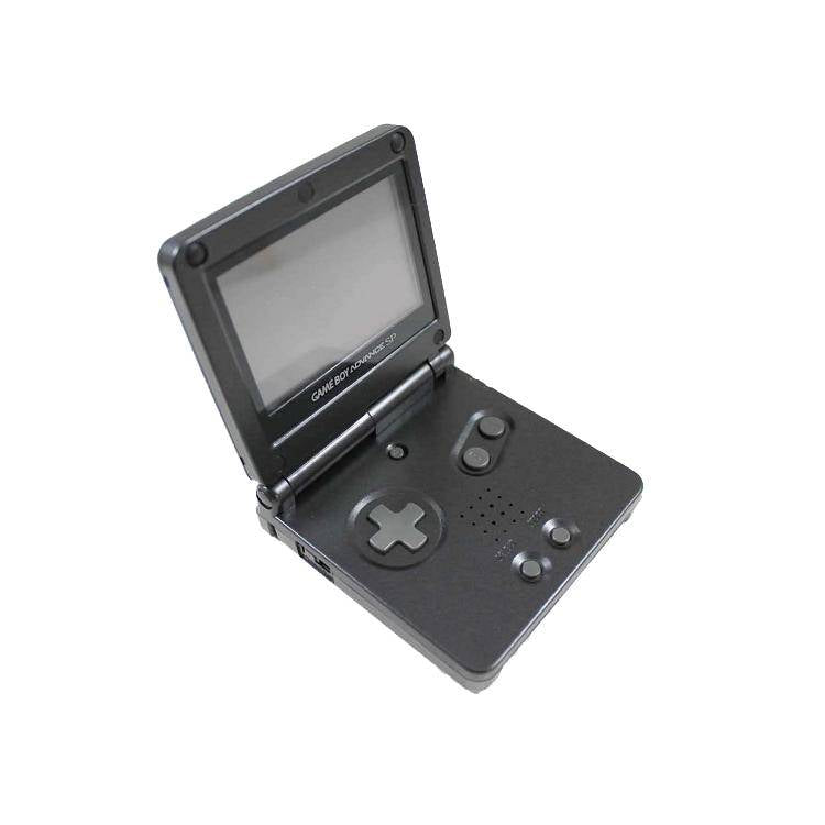 Game Boy Advance SP - Konsole - Schwarz - Helleres Display AGS-101 (Gebraucht)