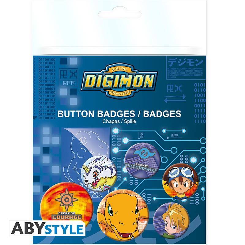 Digimon - Button Set Taichi & Yamato