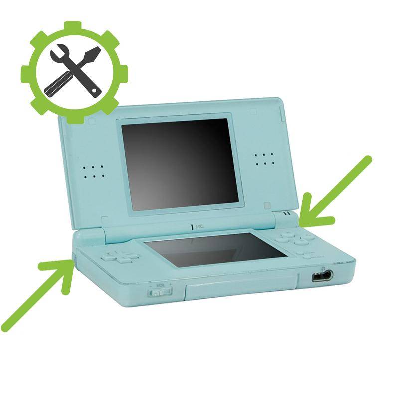 Nintendo DS Lite Reparatur - L + R-Taste richten
