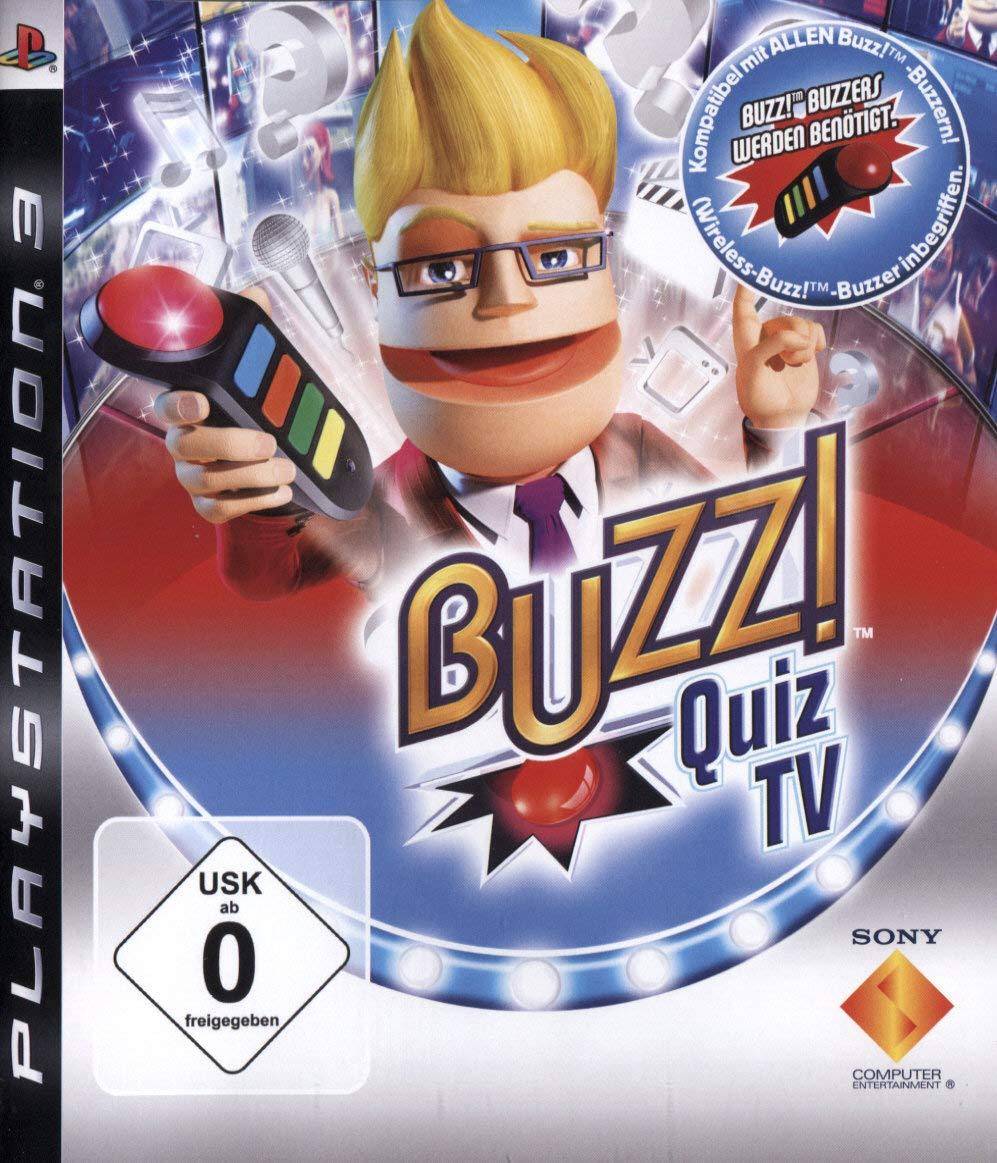 PS3 - Buzz! Quiz TV - Ohne Zubehör (Gebraucht)