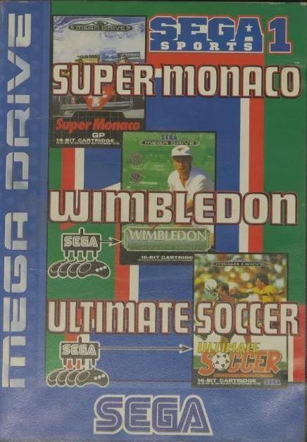 SMD - SEGA Sports 1 Super Monaco Wimbledon Ultimate Soccer (Gebraucht)
