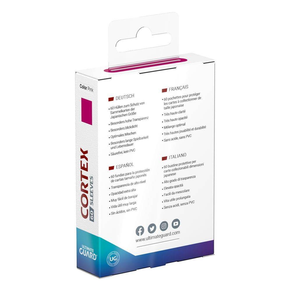 Ultimate Guard - Kartenhüllen Cortex Japanische Größe - Rosa - 60 Stk