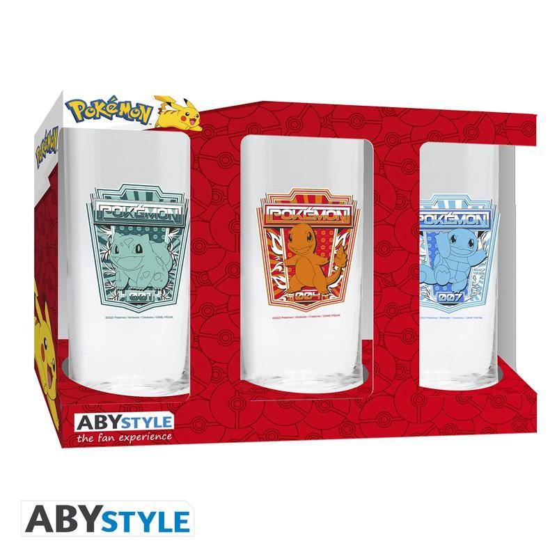 Pokémon - Gläser Set Starter - 290 ml