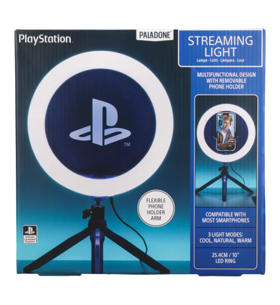 PlayStation - Leuchte Streaming Ringlicht - 26 cm