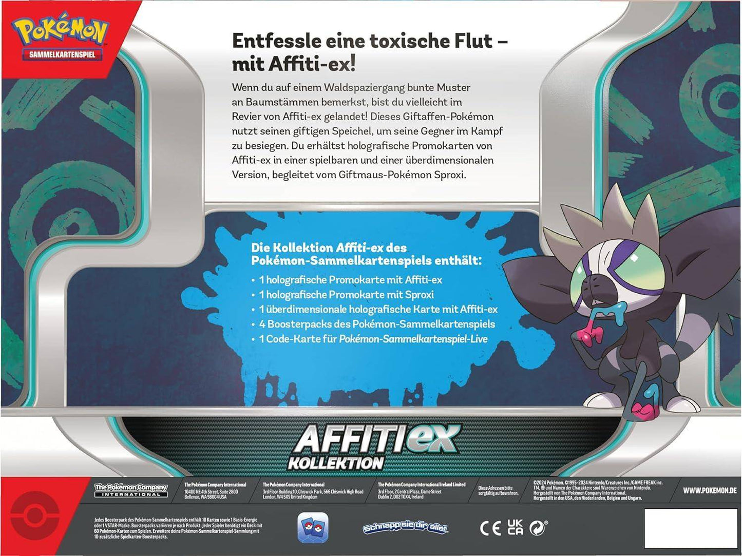 Pokémon - Kollektion Affiti EX