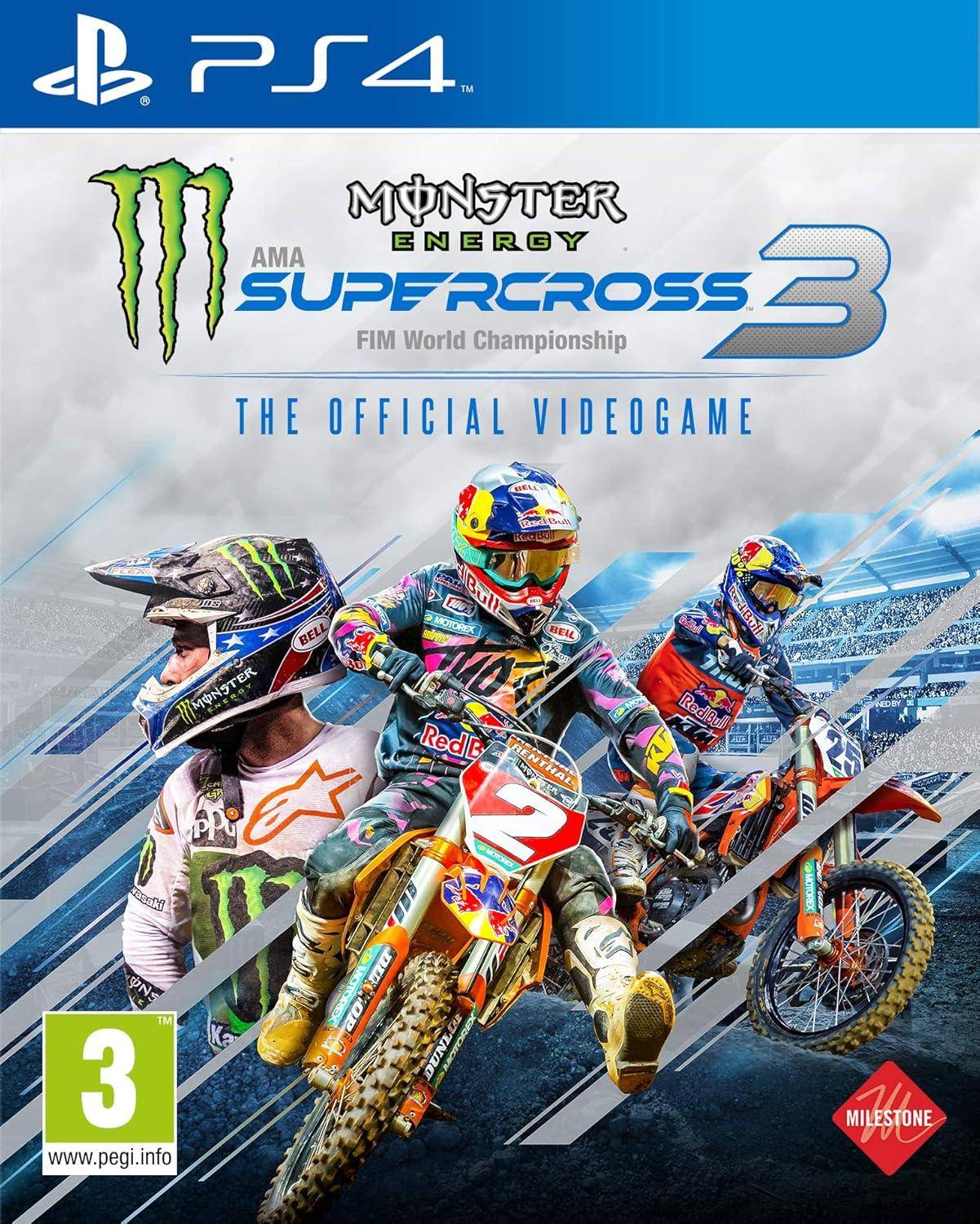 PS4 - Monster Energy Supercross 3 (Gebraucht)