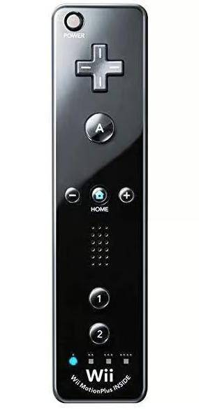 Wii - Remote Controller mit Motion Plus - Schwarz (Gebraucht)
