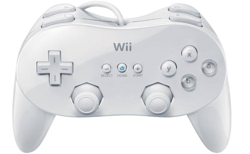 Wii - Classic Controller Pro - Weiß (Gebraucht)