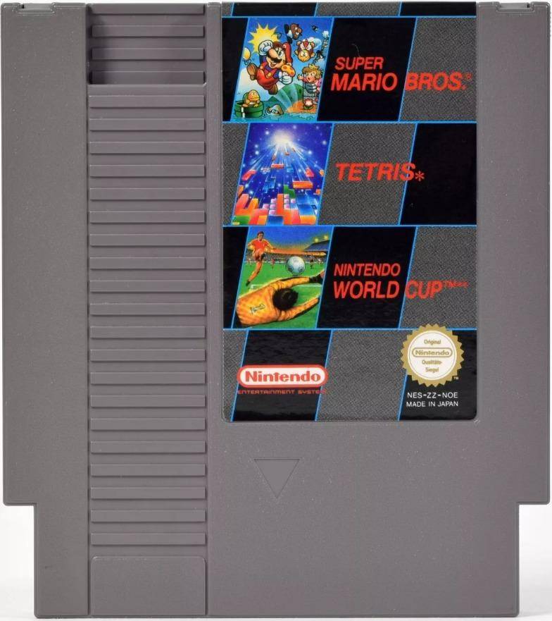 NES - Super Mario Bros + Tetris + Nintendo World Cup - Nur Modul (Gebraucht)