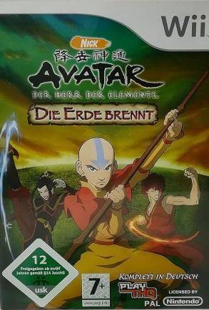 Wii - Avatar Der Herr Der Elemente Die Erde Brennt (Gebraucht)