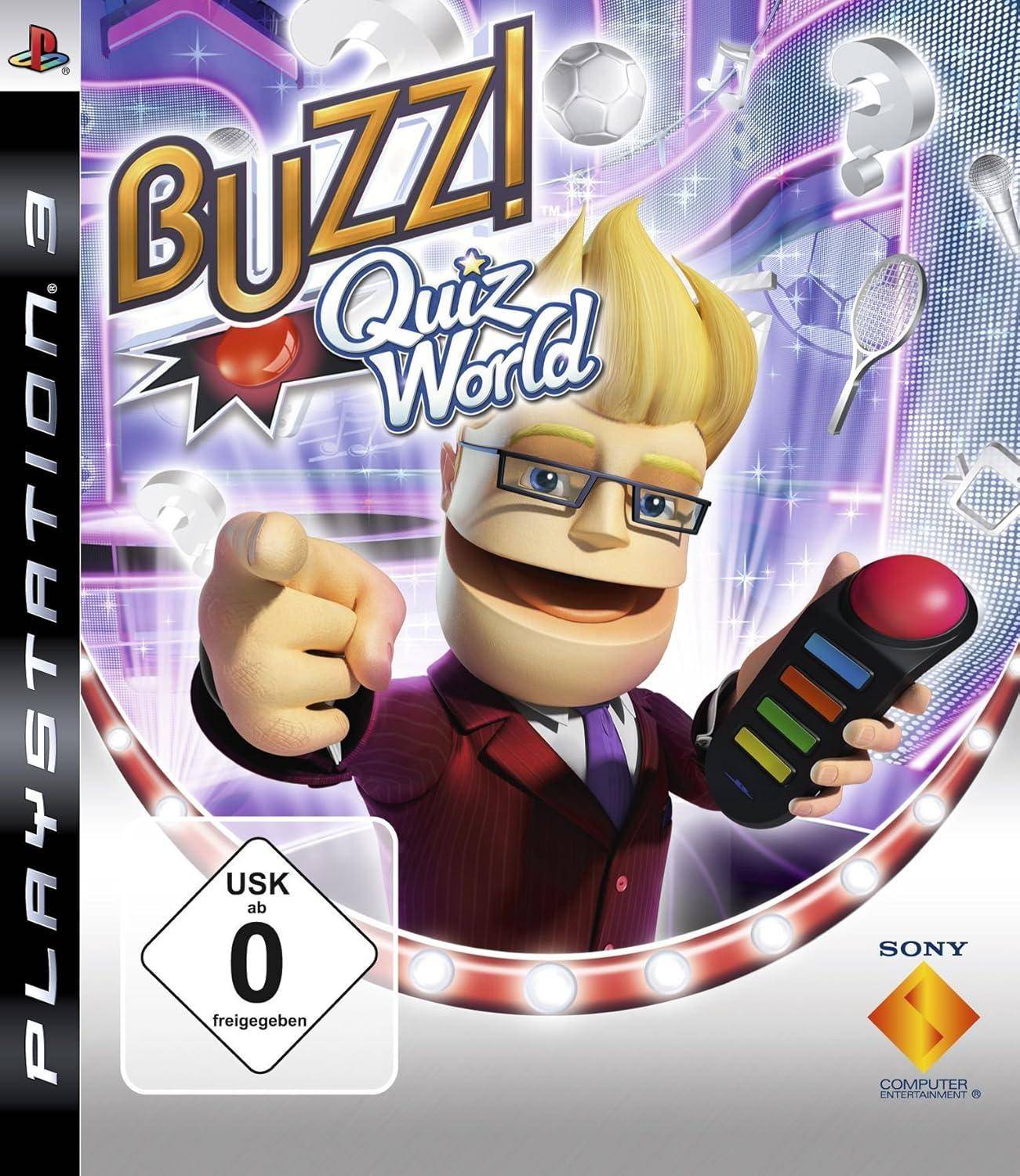 PS3 - Buzz! Quiz World - Ohne Zubehör (Gebraucht)