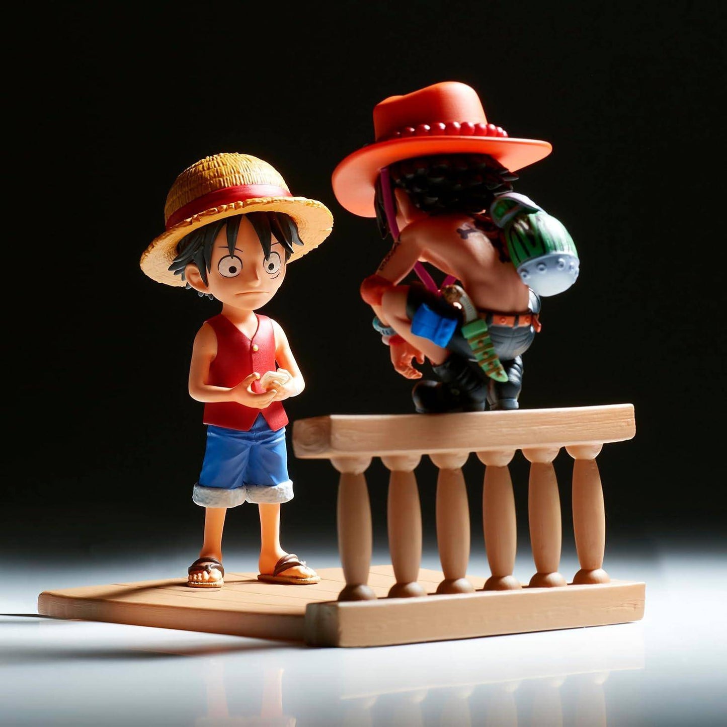 One Piece - Minifigur Luffy & Ace - 8 cm