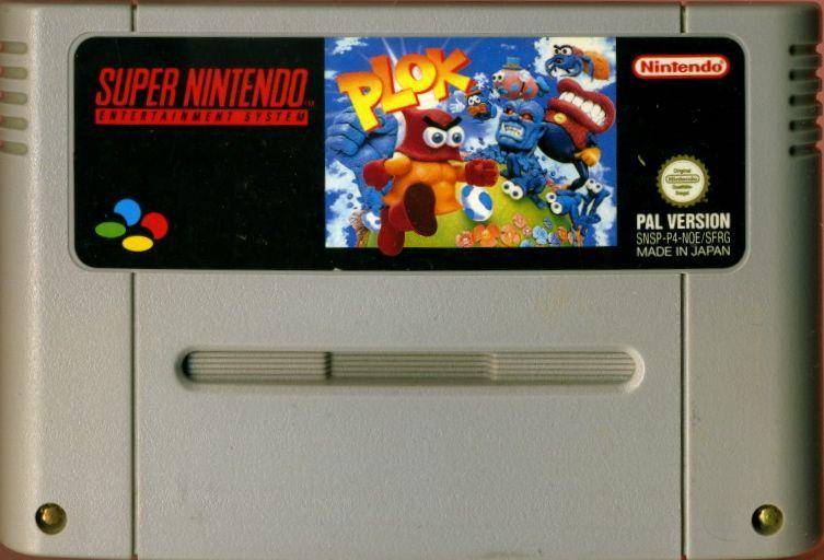 SNES - Plok - Nur Modul (Gebraucht)