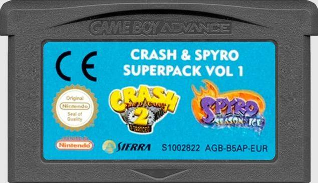 GBA - Crash & Spyro Superpack Vol 1 - Nur Modul (Gebraucht)