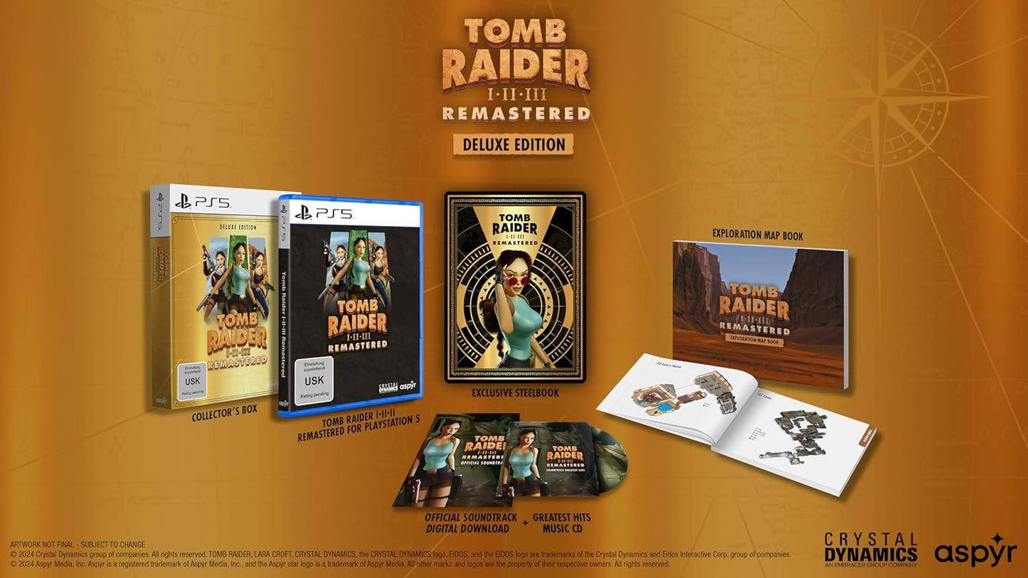 PS5 - Tomb Raider 1-3 Remastered Deluxe Edition (Gebraucht)