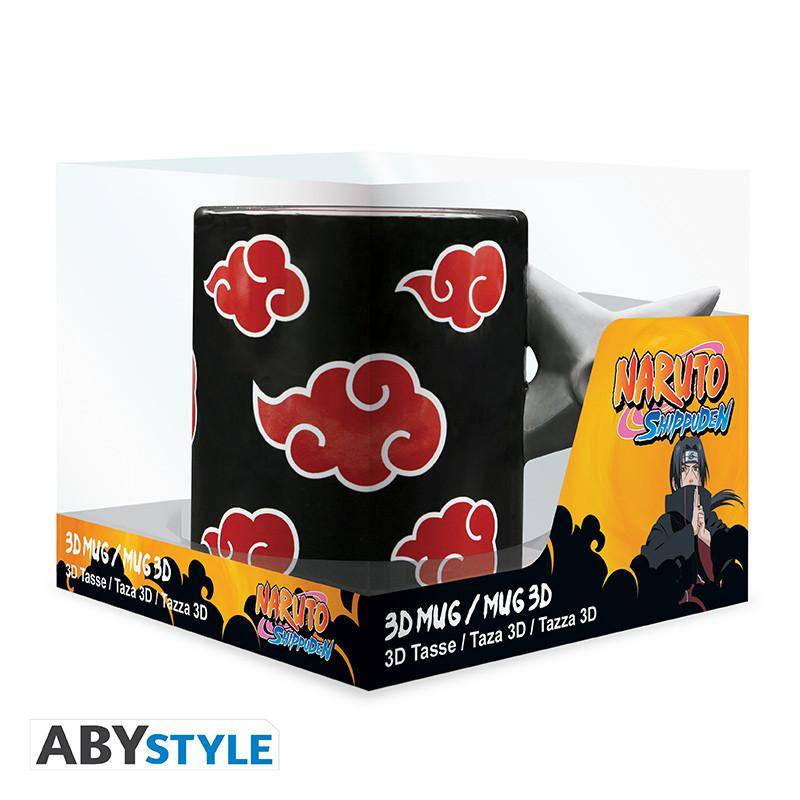 Naruto - 3D Tasse Akatsuki Shuriken Griff - 460 ml