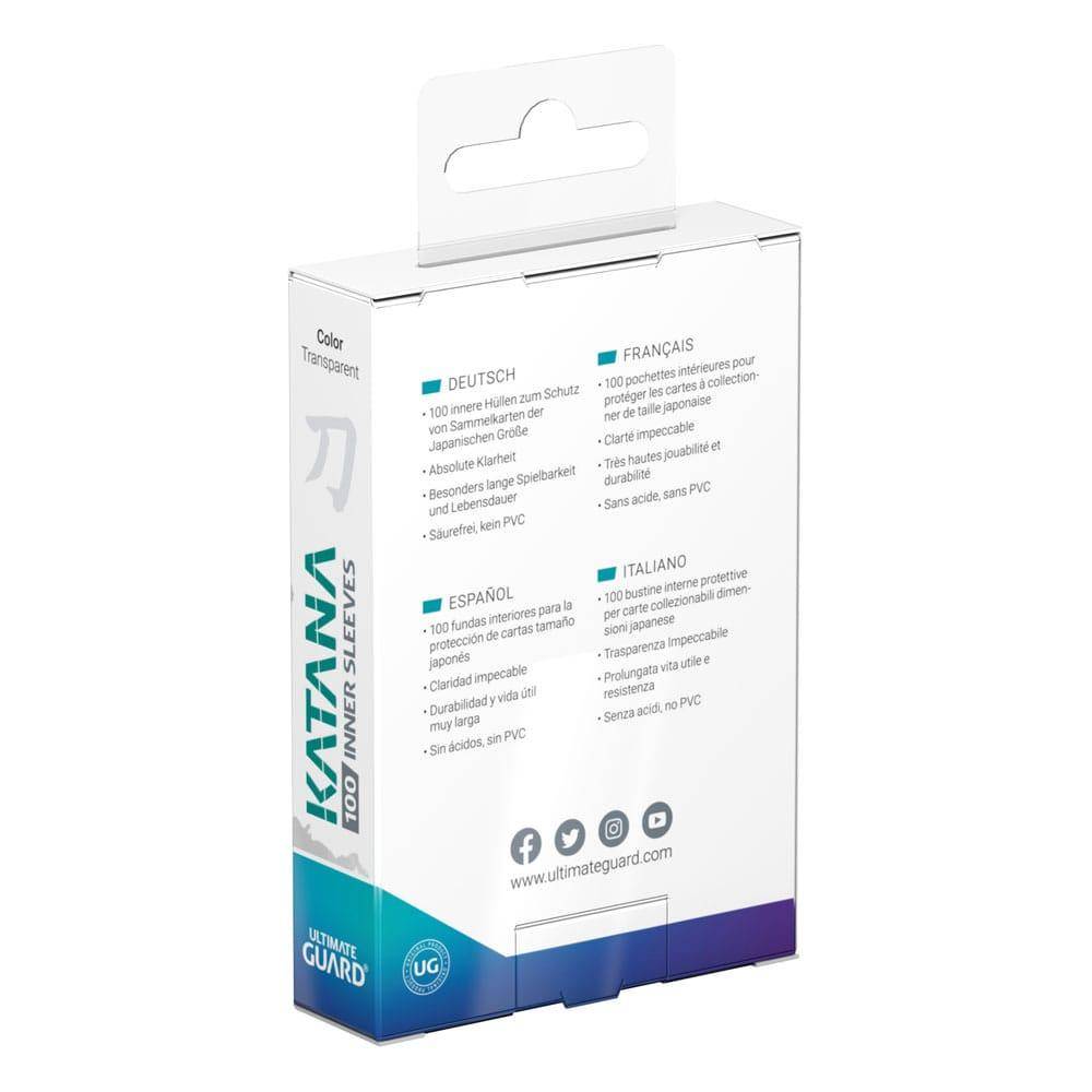 Ultimate Guard - Katana Inner Sleeves Japanese Size Transparent (100)