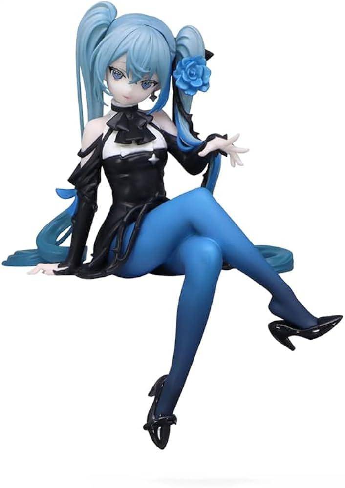 Hatsune Miku - Noodle Stopper Statue Blue Rose Ver. Flower Fairy - 14 cm - JPN