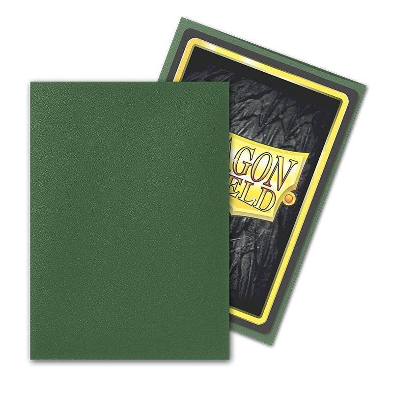 Dragon Shield Kartenhüllen - Standardgröße matt (100) – Forest Green