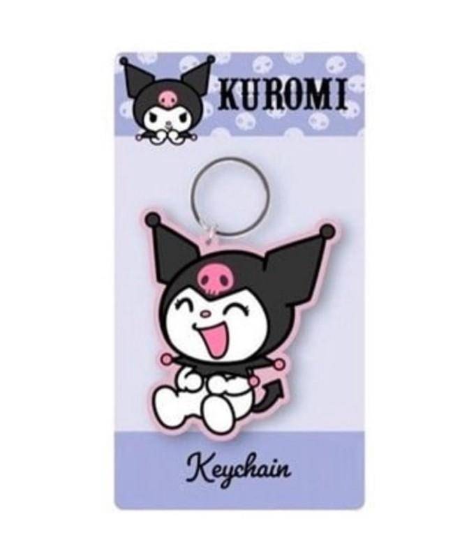 Sanrio - PVC Schlüsselanhänger Kuromi lachend