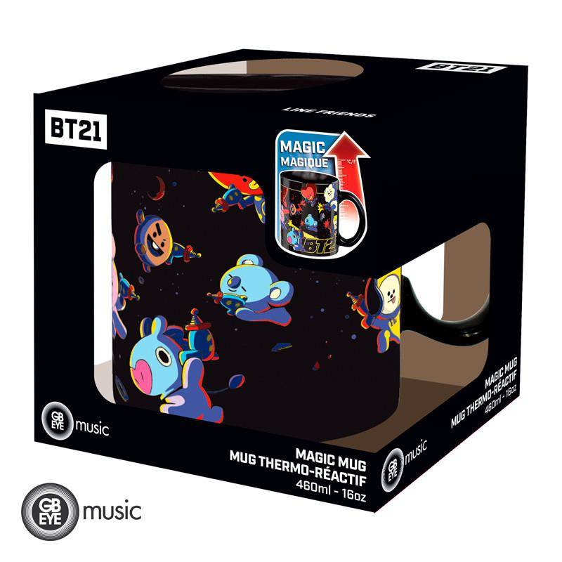 BT21 - Tasse mit Thermoeffekt Weltall - 460 ml