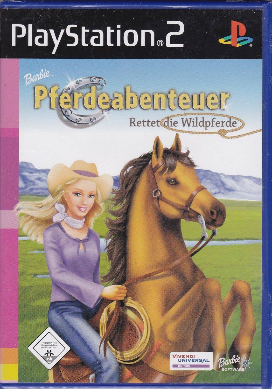 PS2 - Barbie Pferdeabenteuer Rettet Die Wildpferde (Gebraucht)