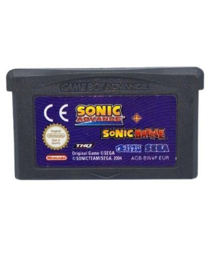 GBA - Sonic Advance + Sonic Battle - Nur Modul (Gebraucht)