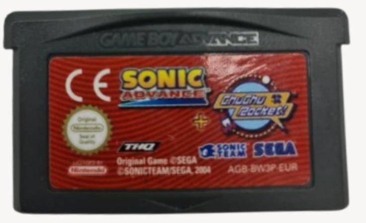 GBA - Sonic Advance + ChuChu Rocket - Nur Modul (Gebraucht)