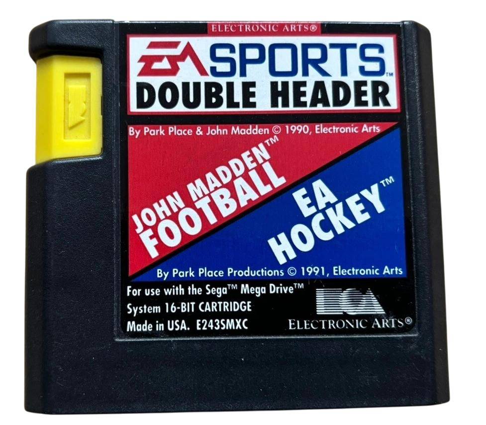 SMD - EA Sports Double Header John Madden Football + EA Hockey - Nur Modul (Gebraucht)
