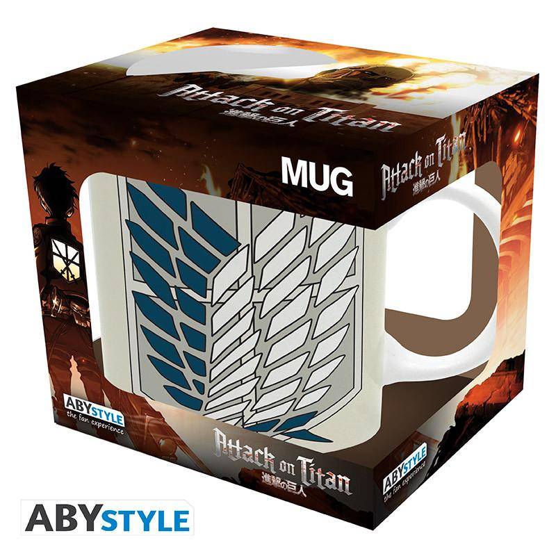 Attack on Titan - Tasse Wappen & Scouts - 320 ml