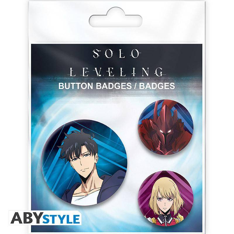 Solo Leveling - Button Set Charaktere