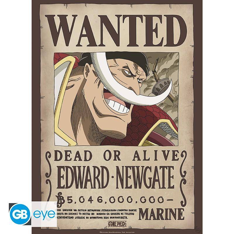 One Piece - Poster Doppelpack Wanted Roger & Whitebeard - 52 x 38 cm