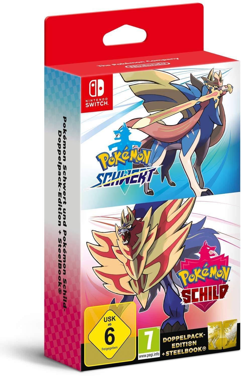 Switch - Pokemon Schwert Und Pokemon Schild Doppelpack Edition - Steelbook Version (Gebraucht)