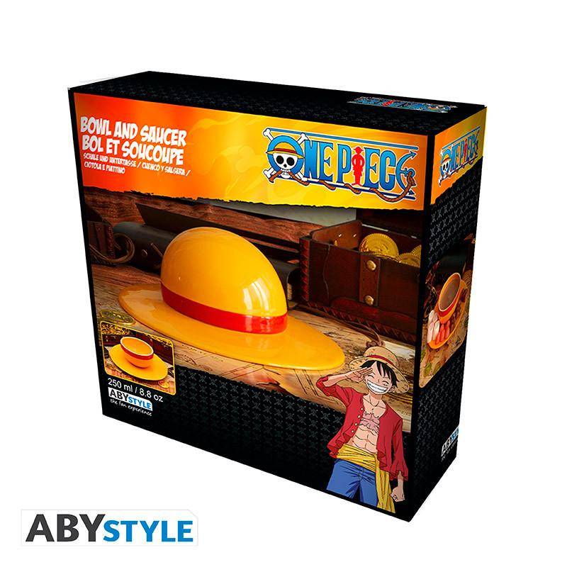 One Piece - Schüssel & Untertasse Set Strohhut - 250 ml