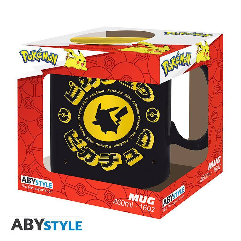 Pokémon - Tasse Pikachu Black Icon - 460 ml