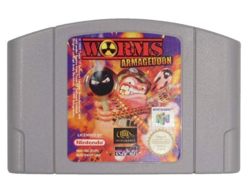N64 - Worms Armageddon - Nur Modul (Gebraucht)