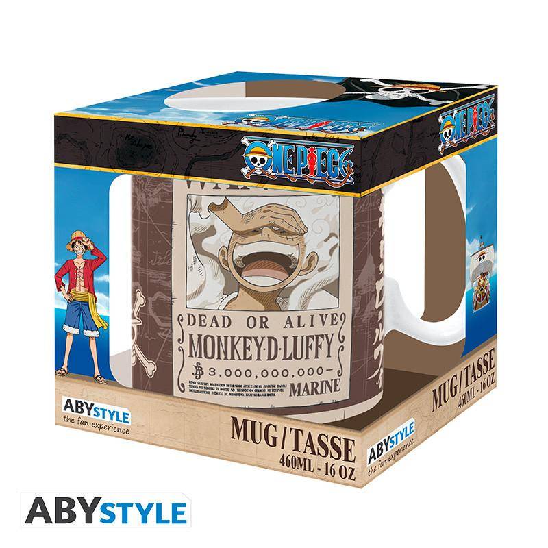 One Piece - Tasse Ruffy Wanted Gear 5 - 460 ml