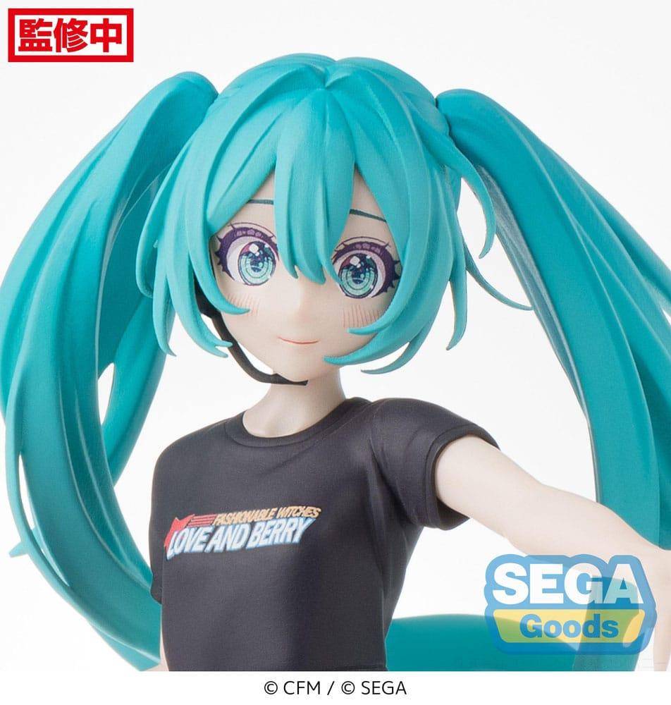 Hatsune Miku - Statue Hatsune Miku Love And Berry Shirt - 18 cm
