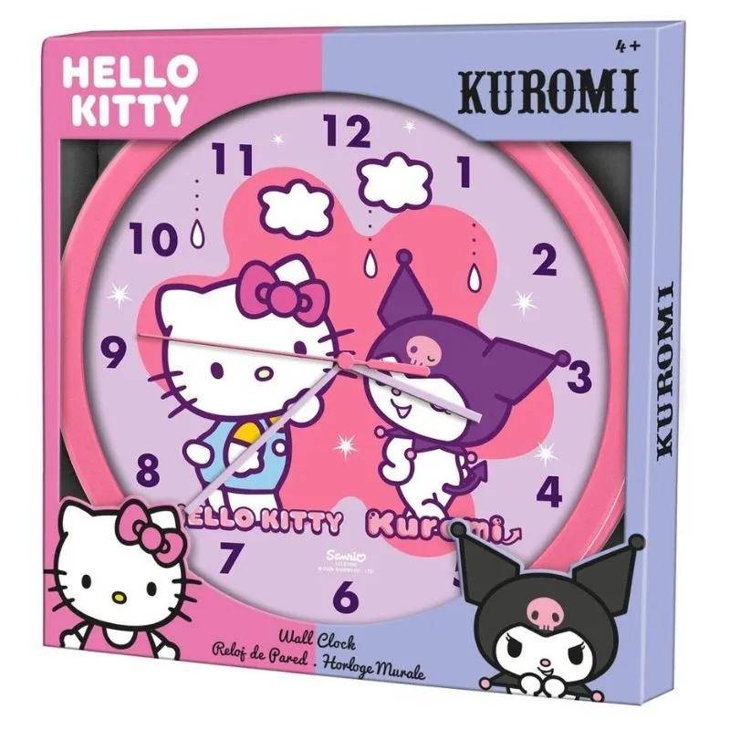 Sanrio - Wanduhr Hello Kitty & Kuromi