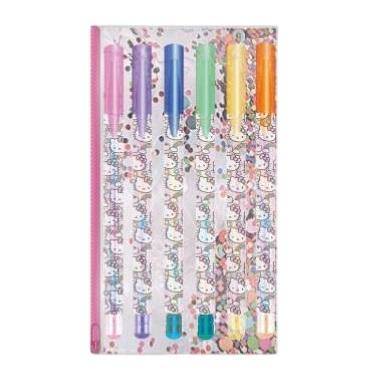Sanrio - Stift Set Gelstift Hello Kitty in verschiedenen Farben - 6 STK