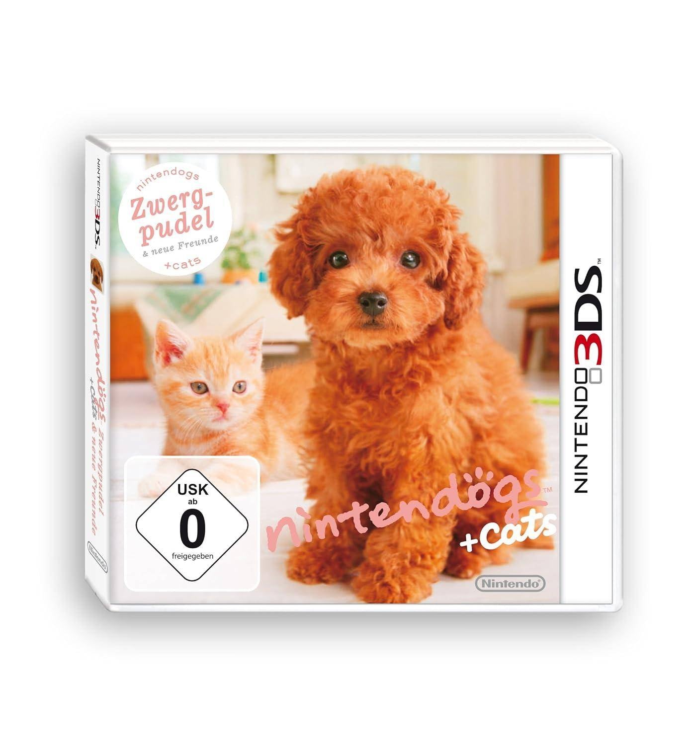 3DS - Nintendogs + Cats Zwergpudel & Neue Freunde - Nur Modul (Gebraucht)