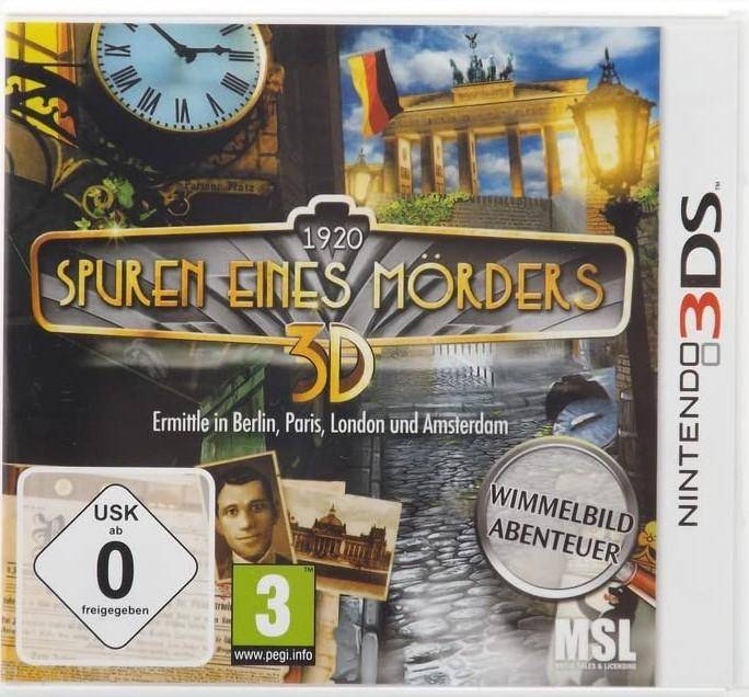 3DS - 1920 Spuren Eines Mörders - Nur Modul (Gebraucht)
