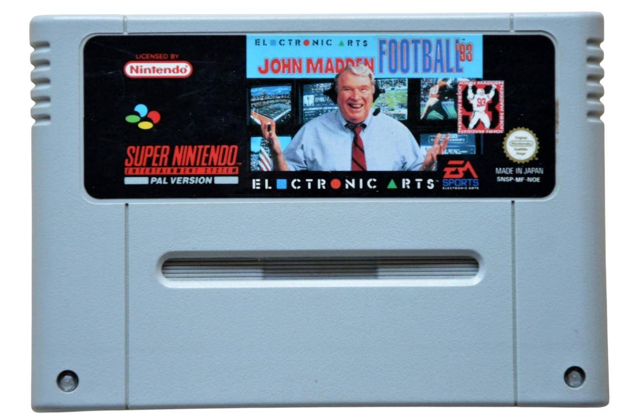 SNES - John Madden Football 93 - Nur Modul (Gebraucht)