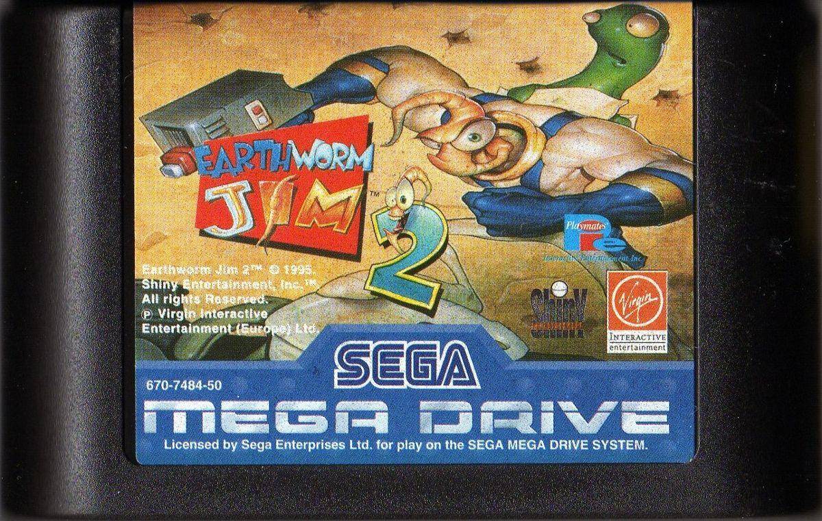 SMD - Earthworm Jim 2 - Nur Modul (Gebraucht)