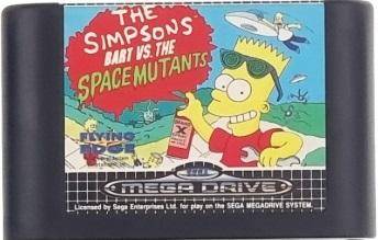 SMD - The Simpsons Bart VS The Space Mutants - Nur Modul (Gebraucht)