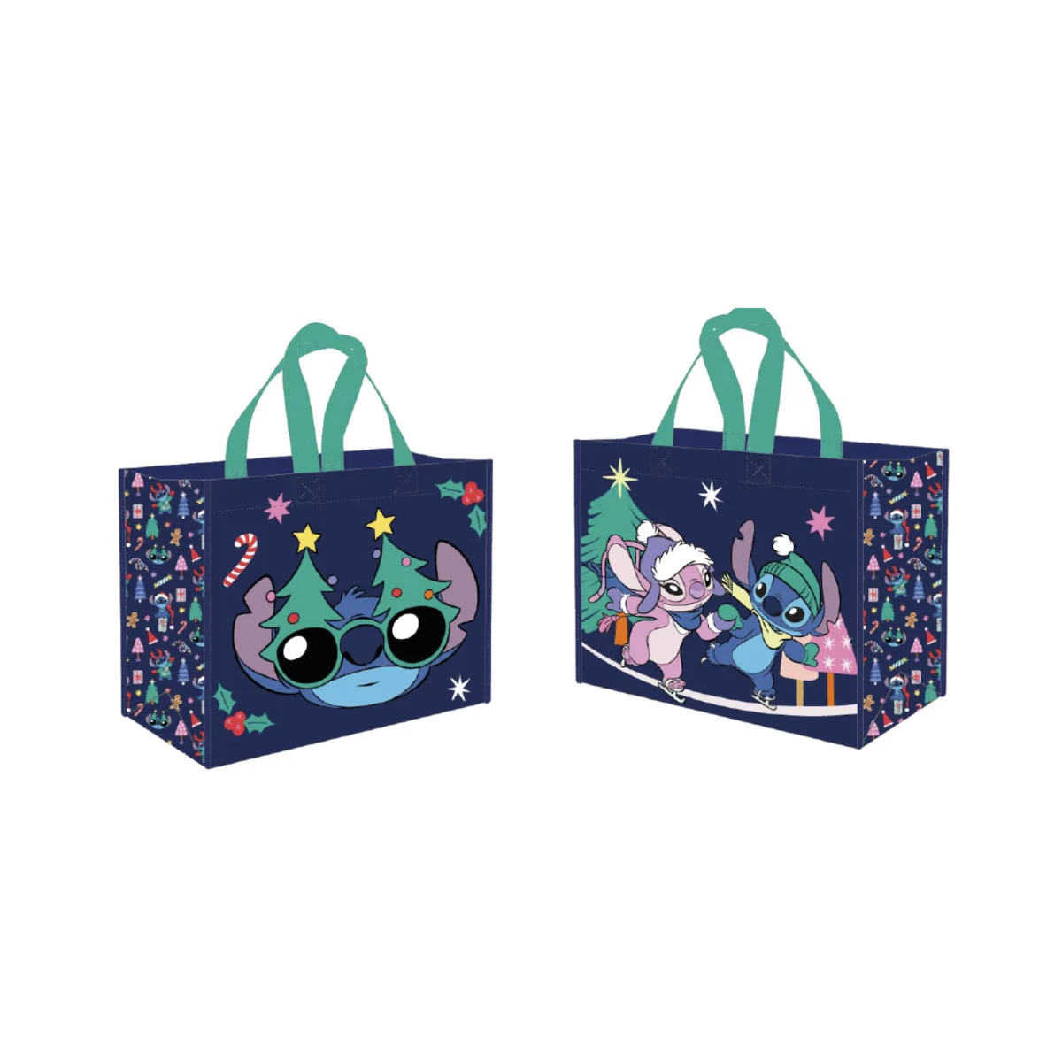 Disney - Tragetasche Stitch & Angel Snow & Christmas