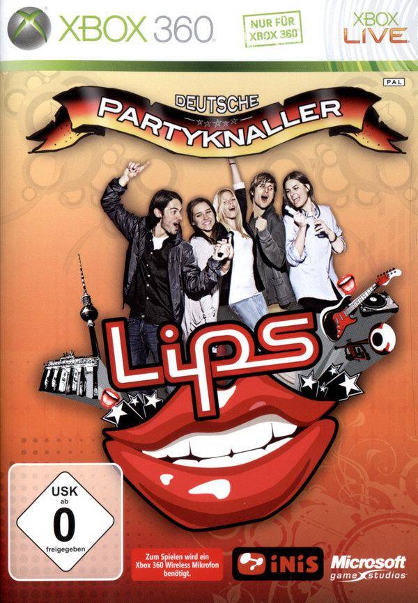 XBOX 360 - Lips Deutsche Partyknaller - Ohne Zubehör (Gebraucht)